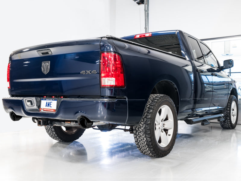 
                      
                        AWE Tuning 09-18 RAM 1500 5.7L (w/Cutouts) 0FG Dual Rear Exit Cat-Back Exhaust - Diamond Black Tips
                      
                    