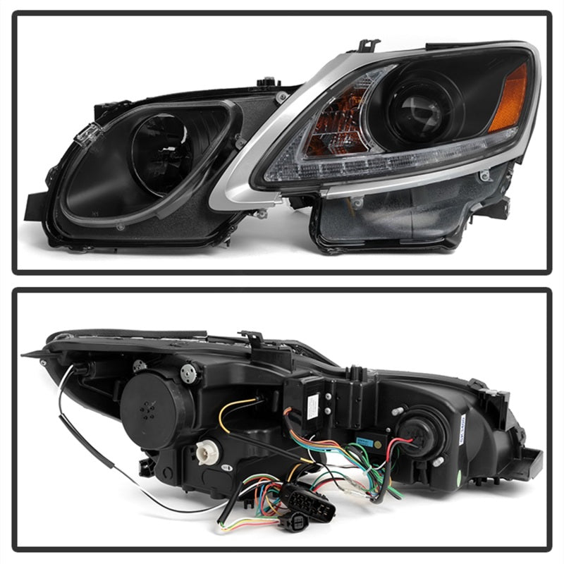 
                      
                        Spyder Lexus GS 300 / 350 / 450 06-11 Headlights - HID Model Only - Black PRO-YD-LG06-HID-DRL-BK
                      
                    