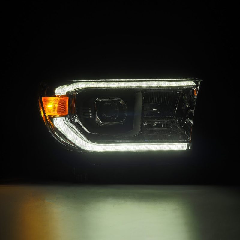 
                      
                        AlphaRex 07-13 Toyota Tundra / 08-17 Sequoia LUXX LED Proj HL Chrome w/Actv Light / Seq. Sig + DRL
                      
                    