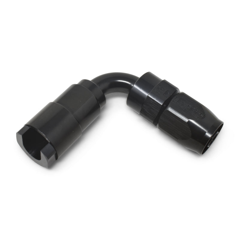 
                      
                        Russell Performance 3/8in SAE Quick Disc Female to -6 Hose Black 90 Degree Hose End
                      
                    