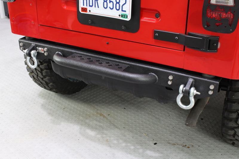 
                      
                        Fishbone Offroad 97-06 Jeep Wrangler TJ Rear Bumper W/Step Piranha Series
                      
                    