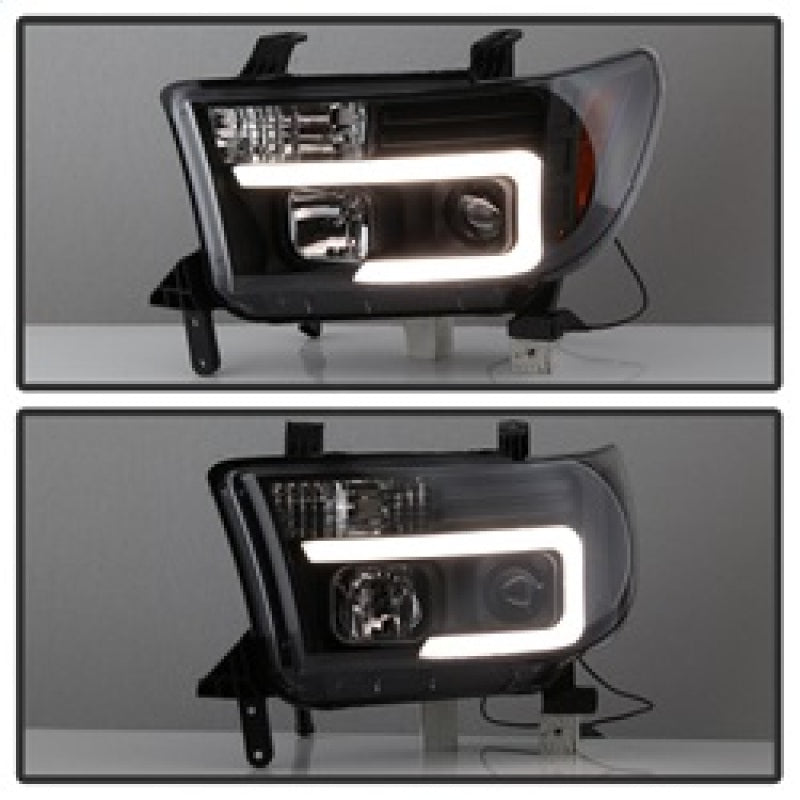 
                      
                        Spyder 08-13 Toyota Sequoia Projector Headlights - Light Bar DRL - Black PRO-YD-TTU07V2-LB-BK
                      
                    