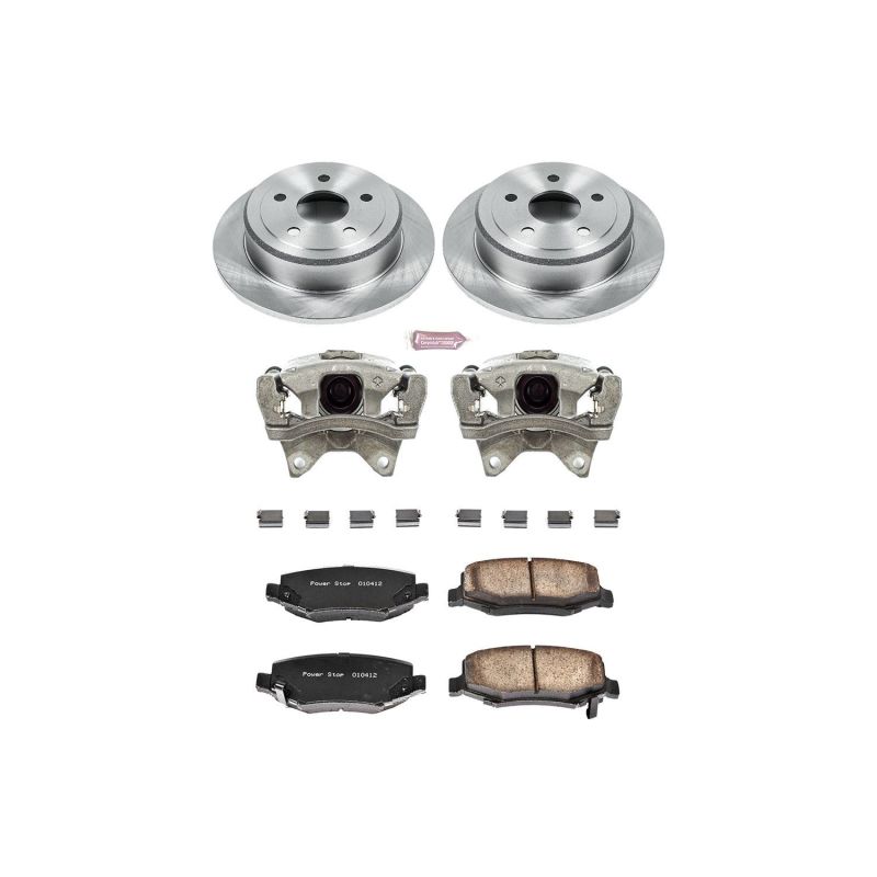 Power Stop 07-17 Jeep Wrangler Rear Autospecialty Brake Kit w/Calipers