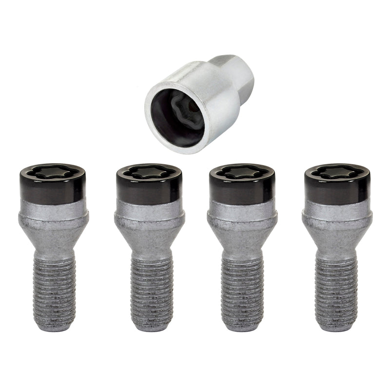 
                      
                        McGard Wheel Lock Bolt Set - 4pk. (Cone Seat) M14X1.25 / 17mm Hex / 27.3mm Shank Length - Black
                      
                    