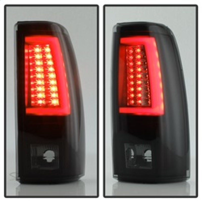 
                      
                        Spyder 03-06  Chevy Silverado (Does Not Fit Stepside) Version 2 LED Tail Lights - Black Smoke
                      
                    