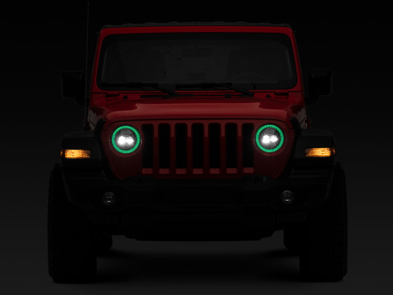 
                      
                        Raxiom 18-22 Jeep Wrangler JL/JT Axial 9-Inch LED Headlights w/RGB Halo- Blk Housing (Clear Lens)
                      
                    