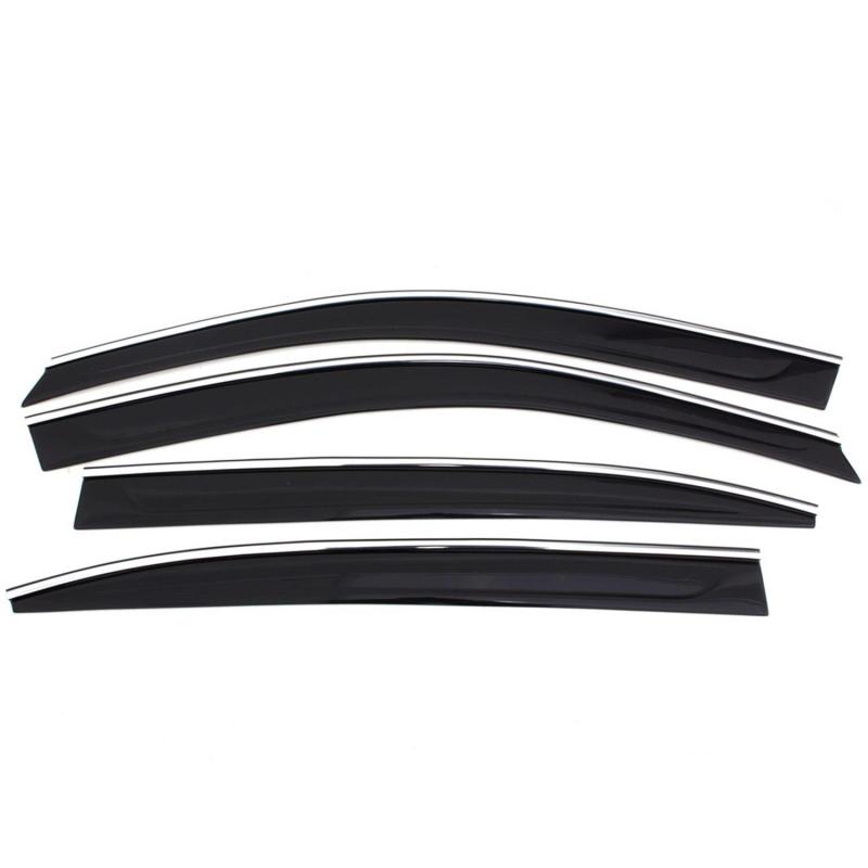 
                      
                        AVS 15-18 Chevrolet Tahoe/GMC Yukon Ventvisor Low Profile Deflectors 4pc - Smoke w/Chrome Trim
                      
                    