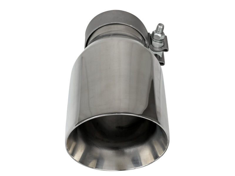 
                      
                        aFe MACH Force-Xp Univ 304 SS Double-Wall Clamp-On Exhaust Tip - Polished - 3in Inlet - 4.5in Outlet
                      
                    