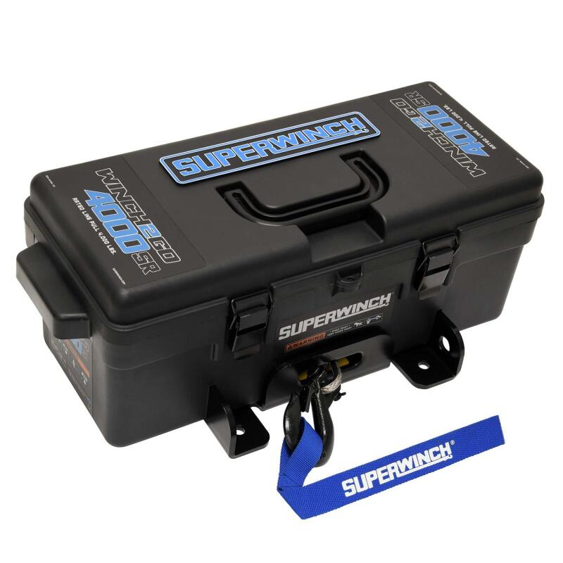 
                      
                        Superwinch 4000 LBS 12V DC 3/16in x 50ft Synthetic Rope Winch2Go
                      
                    