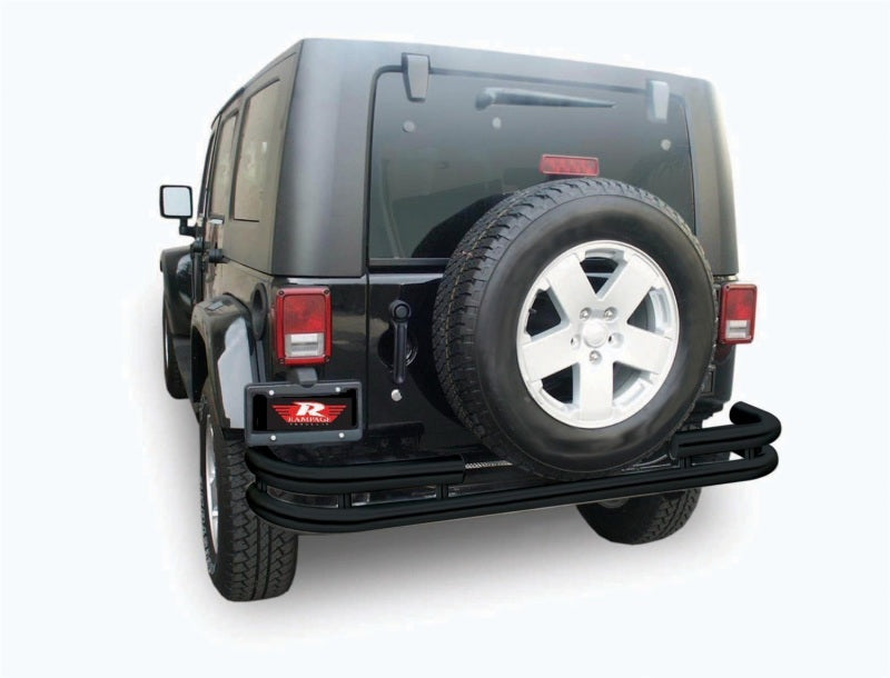 
                      
                        Rampage 2007-2018 Jeep Wrangler(JK) Double Tube Rear Bumper - Black
                      
                    