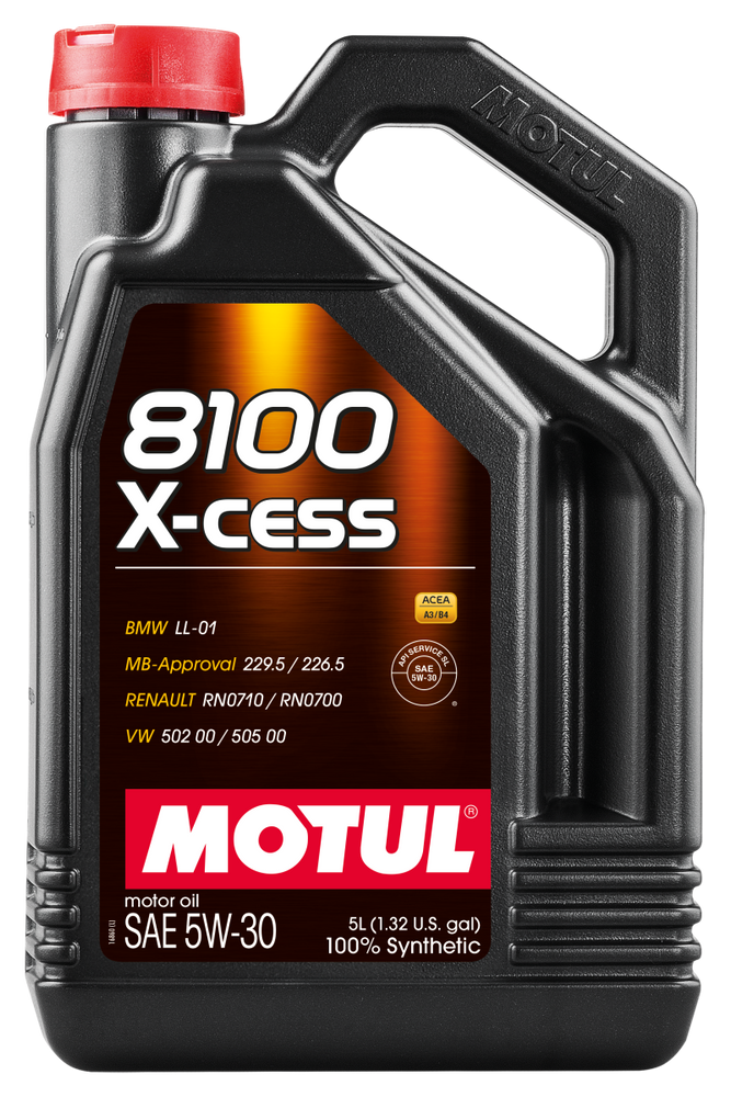 Motul Synthetic Engine Oil 8100 5W30 X-CESS 5L