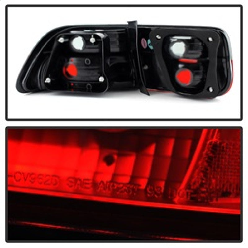 
                      
                        Spyder Honda Civic 96-00 2Dr Crystal Tail Lights Red Smoke ALT-YD-HC96-2D-CRY-RS
                      
                    