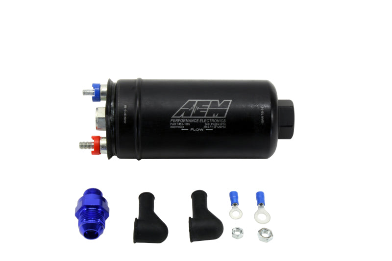 
                      
                        AEM 380LPH High Pressure Fuel Pump -6AN Female Out, -10AN Female In
                      
                    