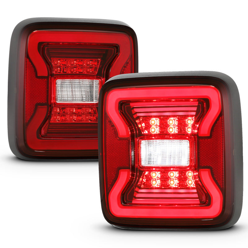 
                      
                        ANZO 18-19 Jeep Wrangler JL LED Taillights Black
                      
                    