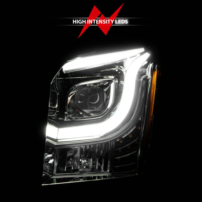 
                      
                        ANZO 2015-2017 GMC Yukon XL Projector Headlights W Lightbar - Chrome/Amber
                      
                    