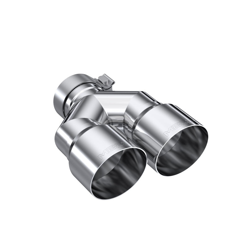 
                      
                        MBRP 3in ID / Dual 4in OD Out Staggered L 9.37in / R 9.87in Single Wall T304 SS Univ Exhaust Tip
                      
                    