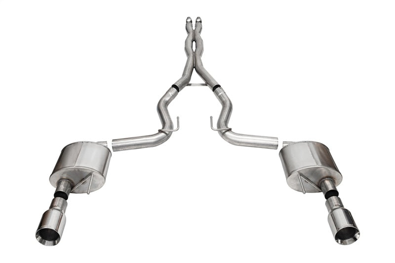 
                      
                        Corsa 2024 Ford Mustang GT Xtreme CatBack Exhaust Sys 3.0in Dual Rear Exit w/4.5in StraightCut Tips
                      
                    