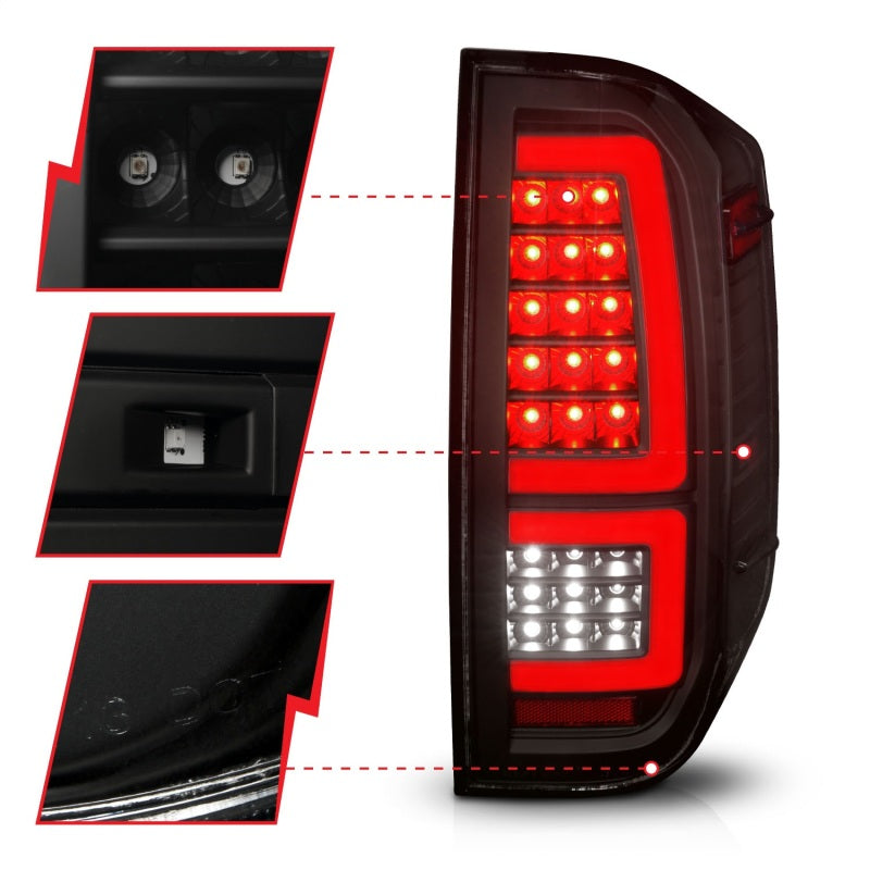 
                      
                        ANZO 2014-2021 Toyota Tundra LED Taillights Black Housing/Smoke Lens
                      
                    