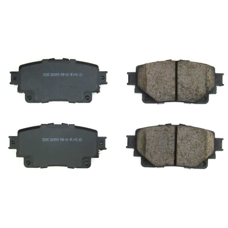 Power Stop 20-21 Toyota Highlander Rear Z16 Evo Ceramic Brake Pads