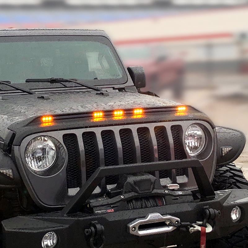 
                      
                        AVS 2018-2019 Jeep Wrangler (JL) Aeroskin Low Profile Hood Shield w/ Lights - Black
                      
                    