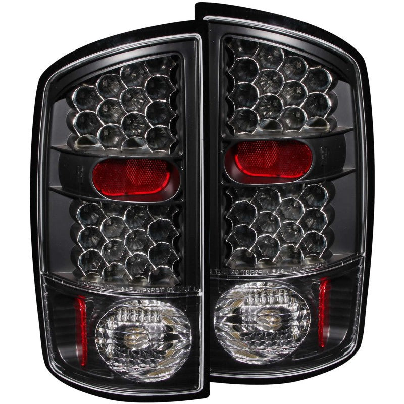 ANZO 2002-2005 Dodge Ram 1500 LED Taillights Black