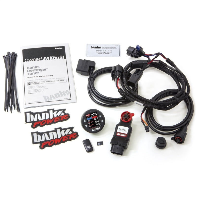 
                      
                        Banks Power 17-19 GM 2500 6.6L L5P Derringer Tuner (Gen 2) w/ 1.8in iDash DataMonster
                      
                    