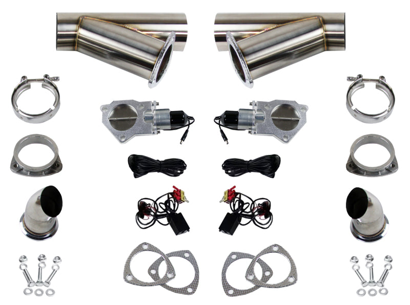 
                      
                        Granatelli 2.25in Stainless Steel Electronic Dual Exhaust Cutout
                      
                    