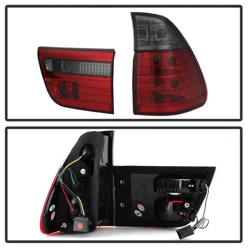 
                      
                        Spyder BMW E53 X5 00-06 4PCS Euro Style Tail Lights- Red Smoke ALT-YD-BE5300-RS
                      
                    