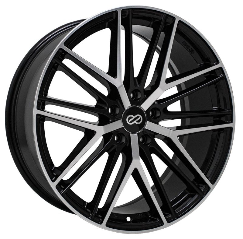 Enkei Phantom 19x8 5x114.3 45mm 72.6mm Bore Black Machined Wheel