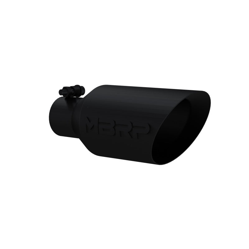 
                      
                        MBRP Universal Dual Wall Angle Rolled End Tip 4-1/2in OD / 2-1/2in Inlet / 11in Length - Black
                      
                    