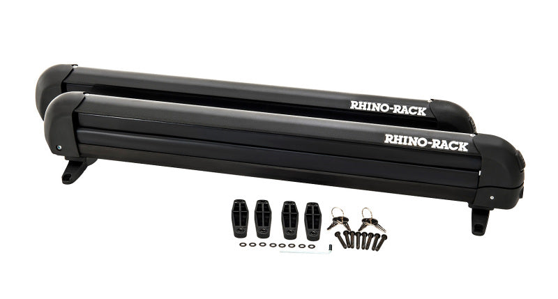 
                      
                        Rhino-Rack Universal Ski/Snowboard Carrier - Fits 6 Pairs of Skis or 4 Snowboards - Black
                      
                    