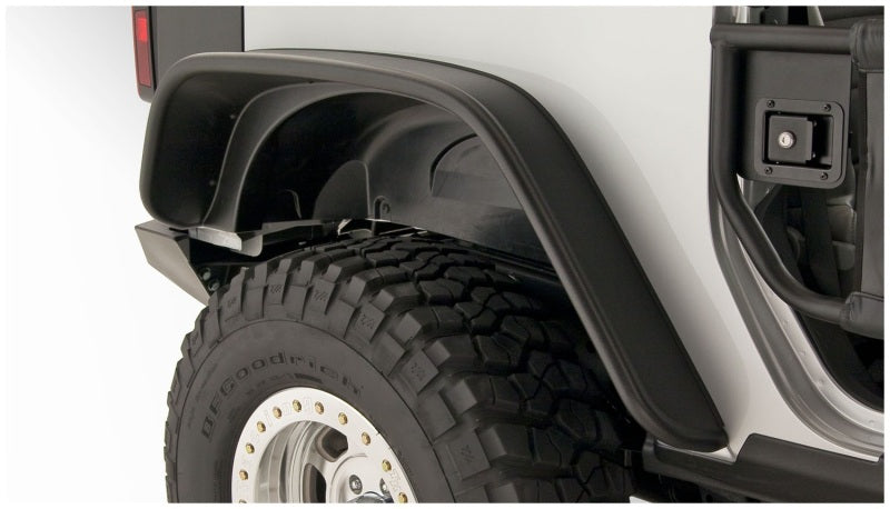 
                      
                        Bushwacker 07-18 Jeep Wrangler Flat Style Flares 4pc Fits 2-Door Sport Utility Only - Black
                      
                    