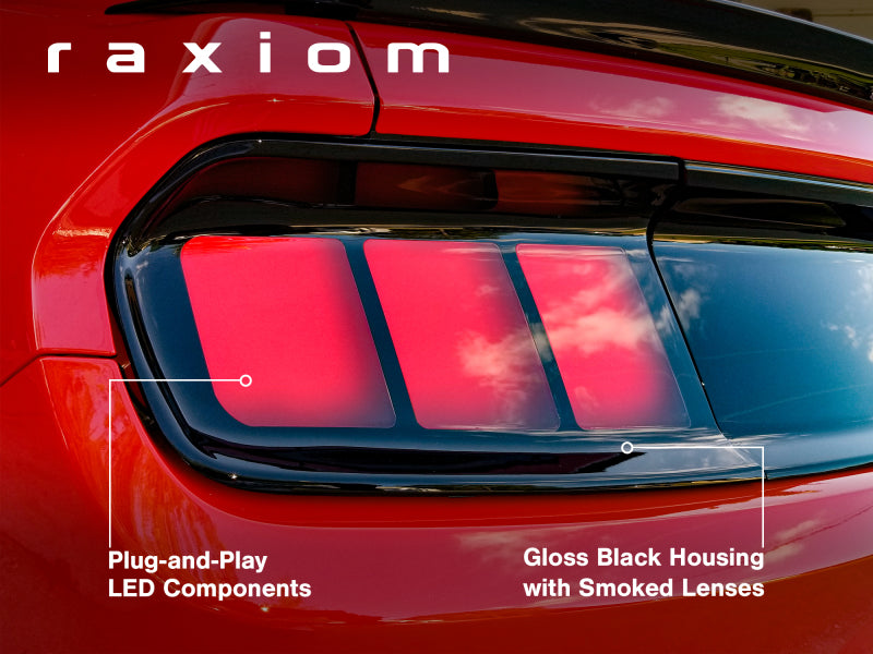 
                      
                        Raxiom 15-22 Ford Mustang Profile LED Tail Lights - Gloss Black Housing (Smoked Lens)
                      
                    