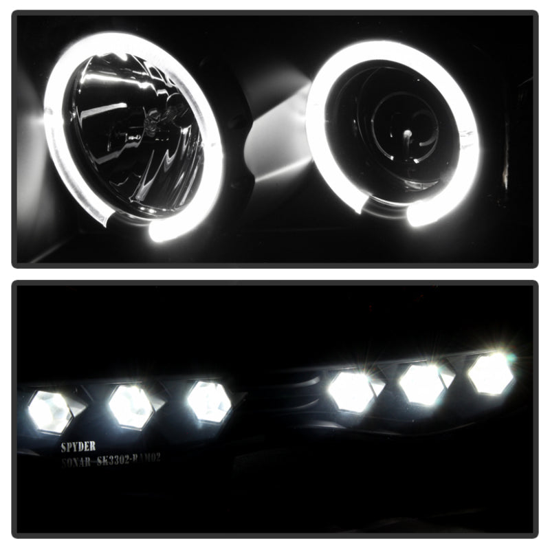 
                      
                        Spyder Dodge Ram 1500 02-05 03-05 Projector Headlights LED Halo LED Blk Smke PRO-YD-DR02-HL-BSM
                      
                    