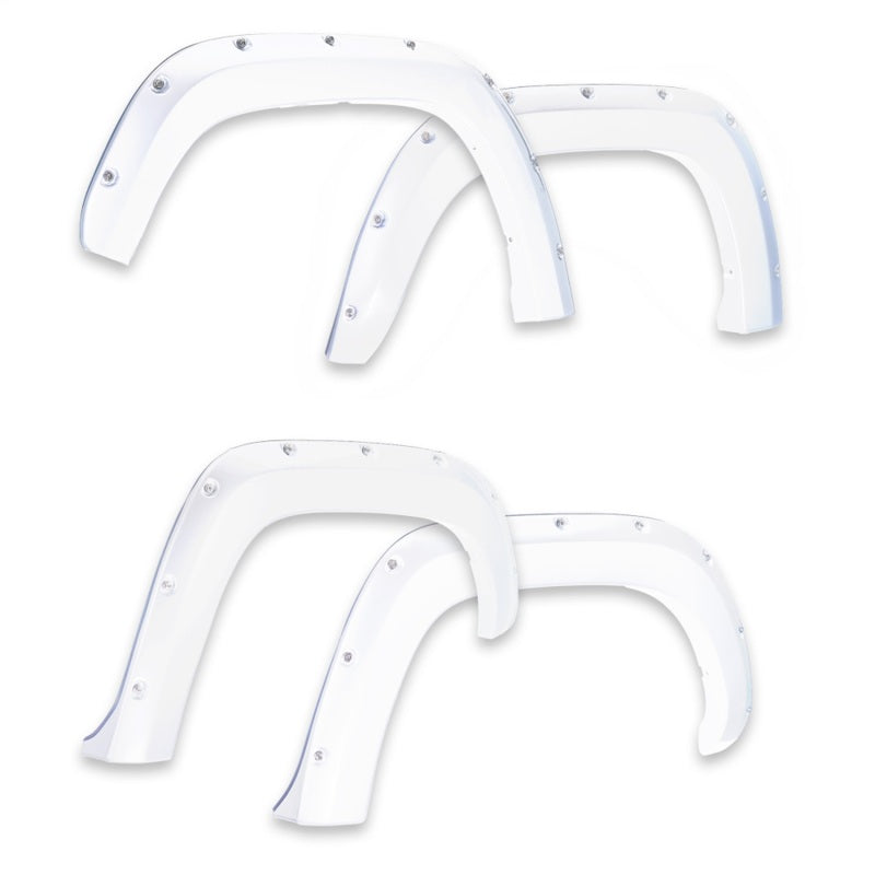 
                      
                        EGR 14+ Chev Silverado 6-8ft Bed Bolt-On Look Color Match Fender Flares - Set - Summit White
                      
                    