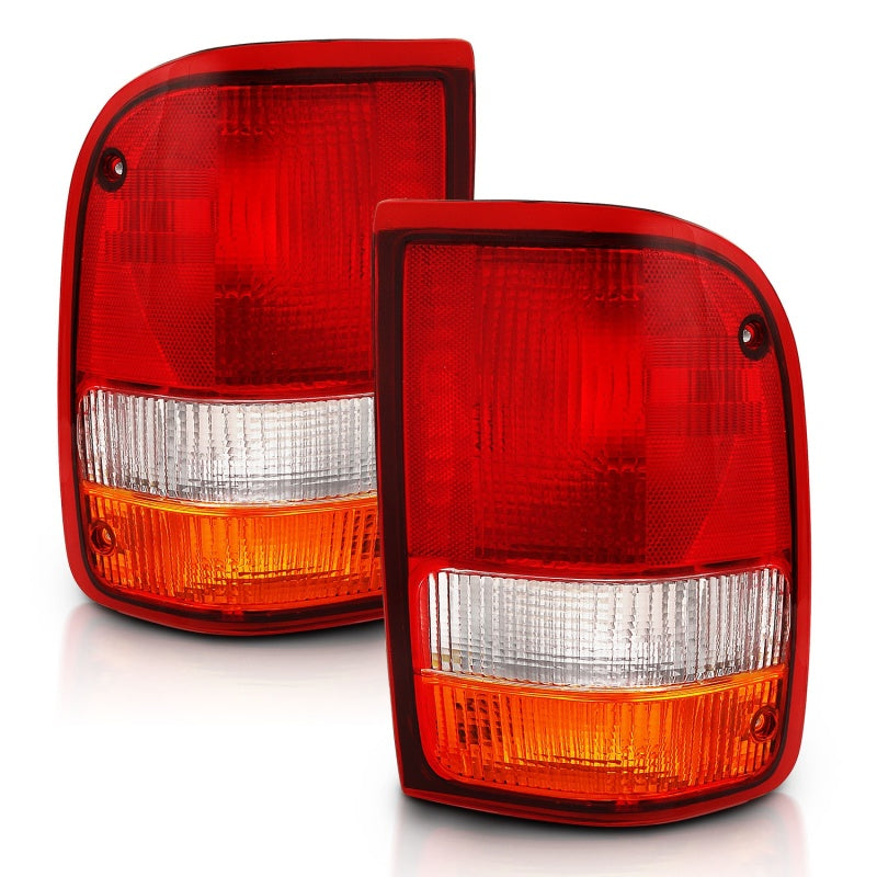 
                      
                        ANZO 1993-1997 Ford Ranger Tail Light Red/Cear (OE)
                      
                    