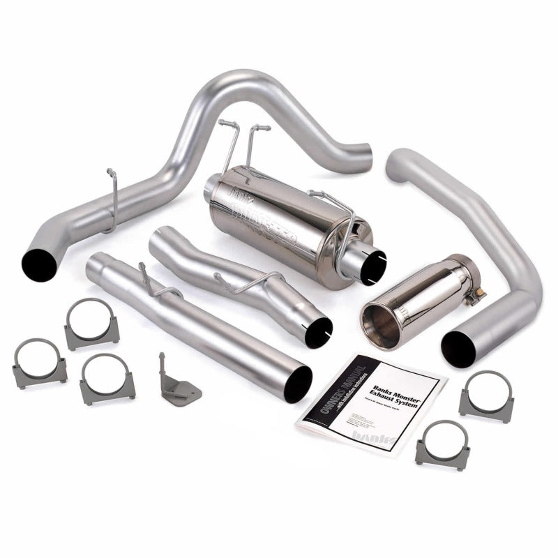 
                      
                        Banks Power 03-07 Ford 6.0L SCLB Monster Exhaust System - SS Single Exhaust w/ Chrome Tip
                      
                    