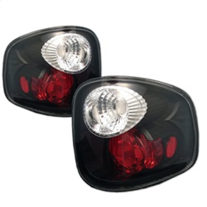 Spyder Ford F150 Flareside 01-03 (Not Fit Supercrew)Euro Style Tail Lights Black ALT-YD-FF15001FS-BK