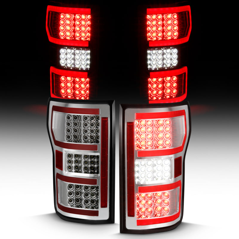 
                      
                        ANZO 2018-2019 Ford F-150 LED Taillight Chrome (Red Light Bar) (w/ Sequential)
                      
                    