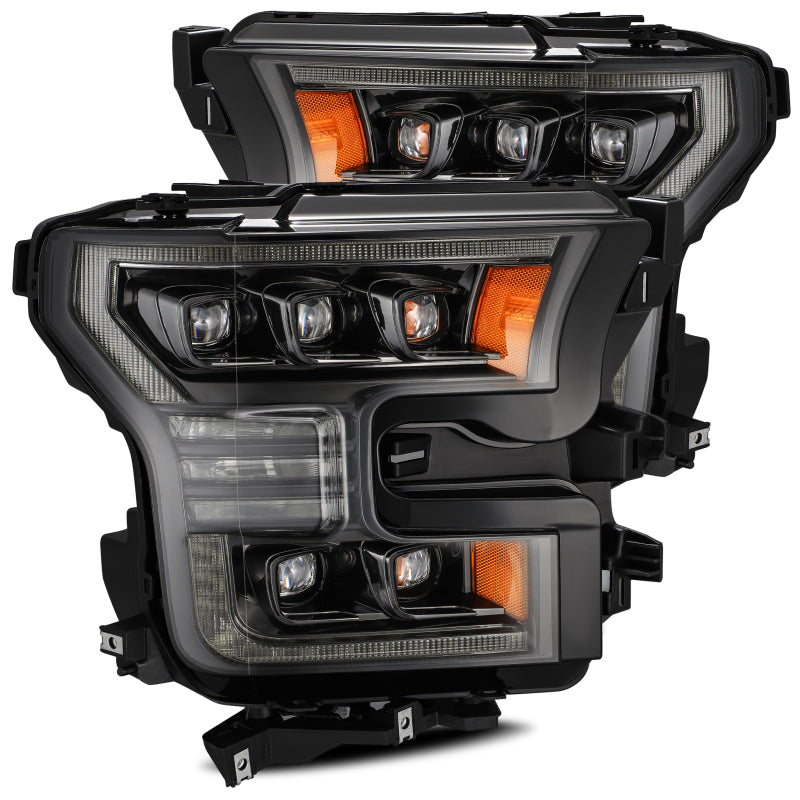 
                      
                        AlphaRex 17-20 Ford Raptor NOVA LED Proj Headlights Plank Style Alpha Black w/Activ Light/Seq Signal
                      
                    