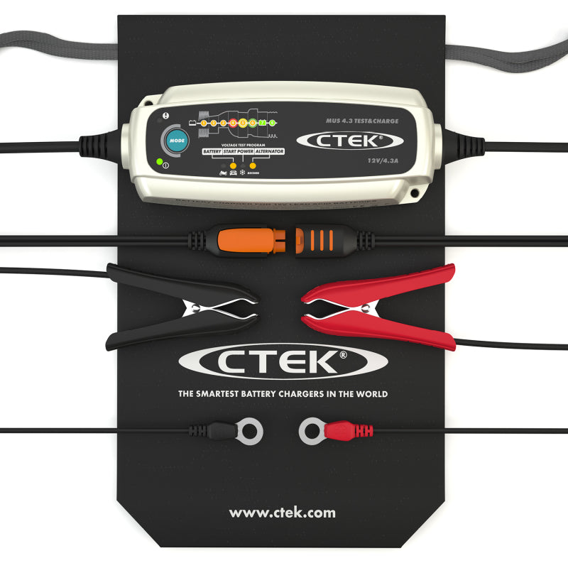 
                      
                        CTEK Battery Charger - MUS 4.3 Test & Charge - 12V
                      
                    