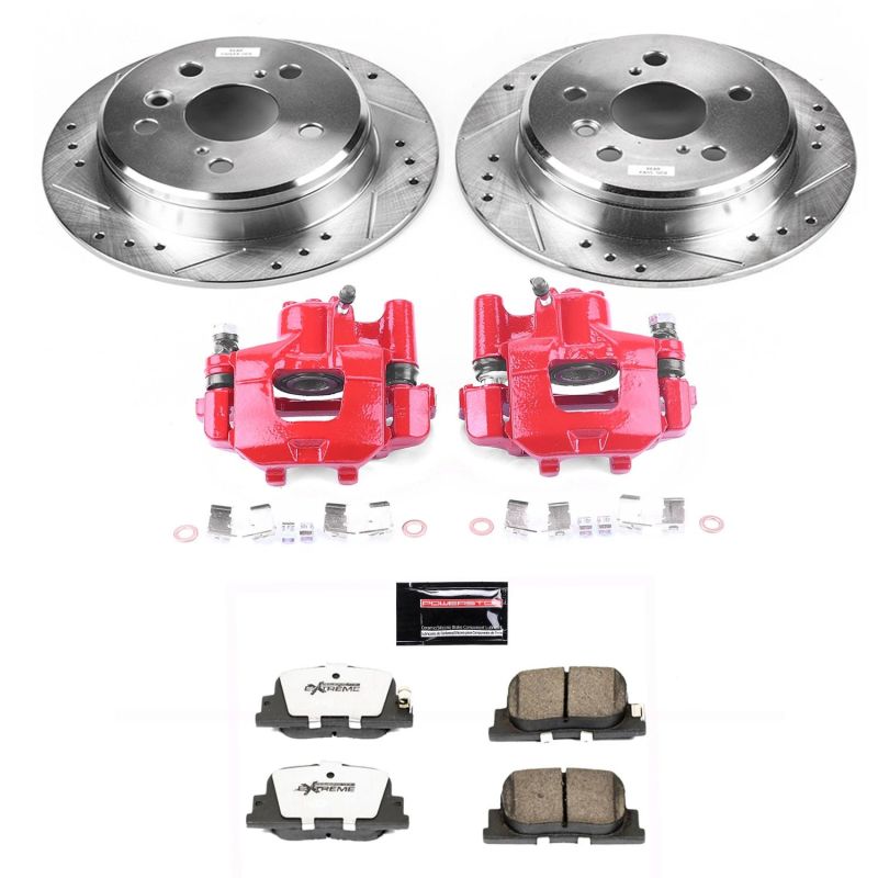 Power Stop 00-01 Lexus ES300 Rear Z26 Street Warrior Brake Kit w/Calipers