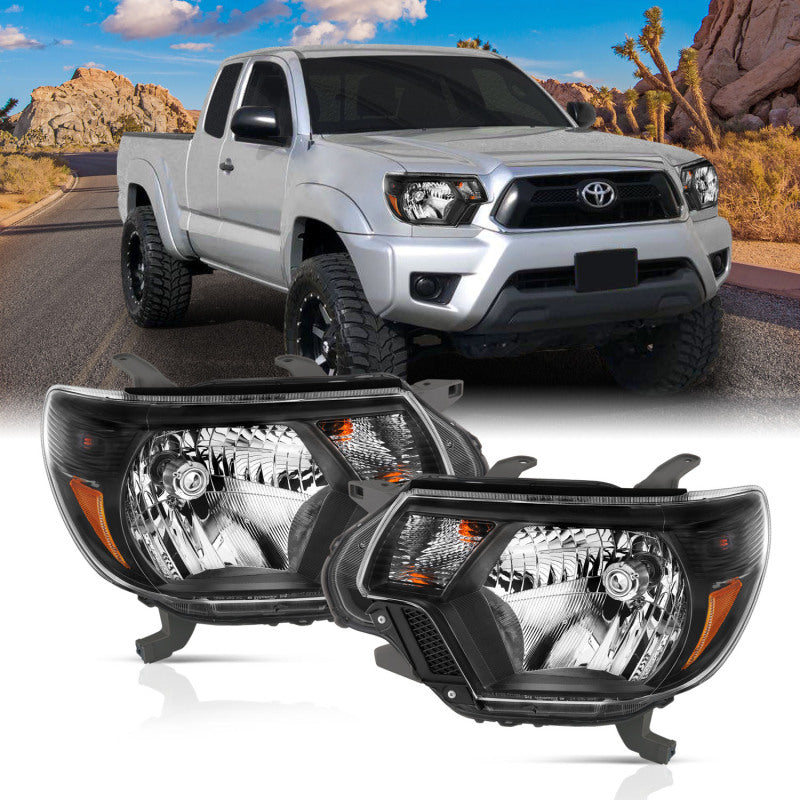 
                      
                        ANZO 2012-2015 Toyota Tacoma Crystal Headlights Black
                      
                    