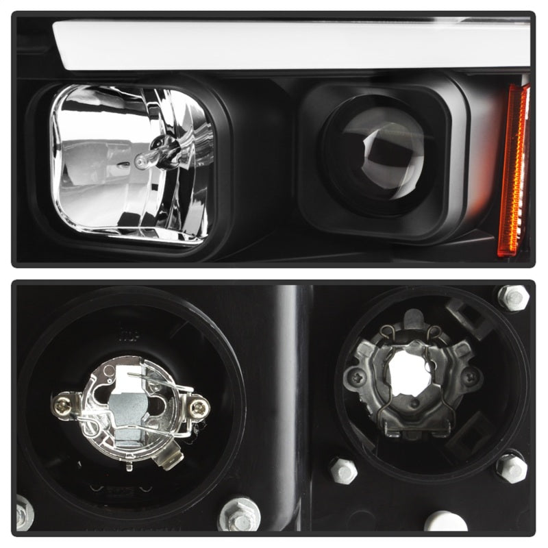 
                      
                        Spyder 02-05 Dodge Ram 1500 Light Bar Projector Headlights - Black (PRO-YD-DR02V2-LB-BK)
                      
                    