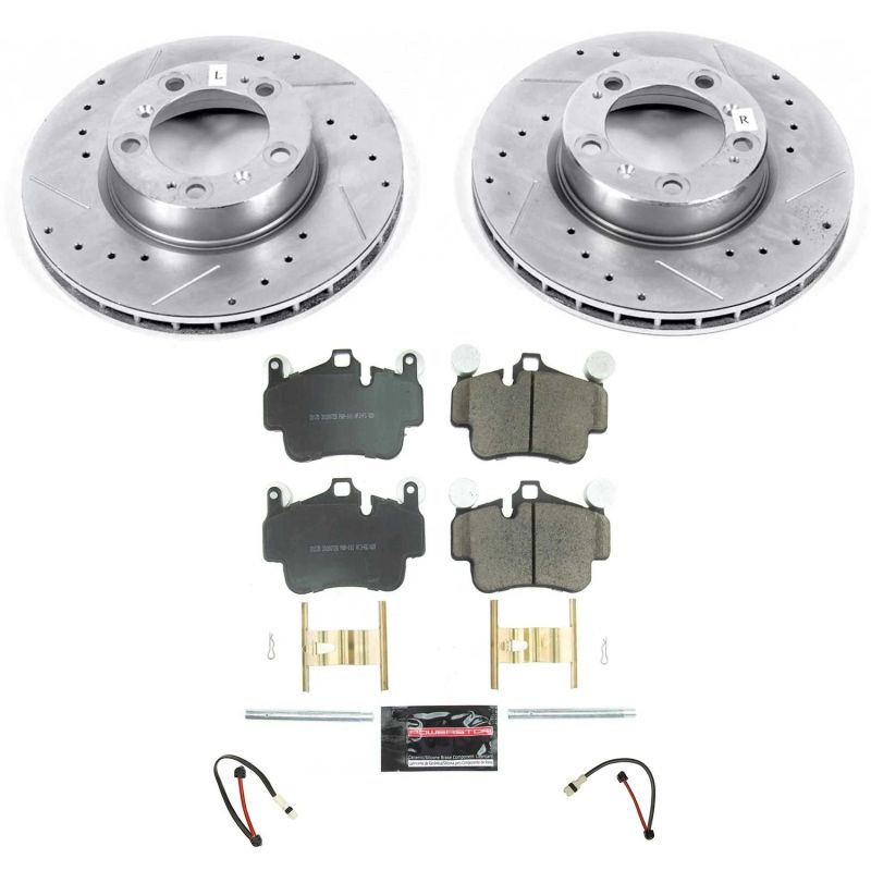 Power Stop 06-08 Porsche 911 Front Z23 Evolution Sport Brake Kit