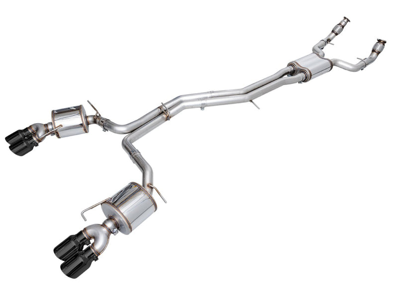 AWE Tuning 19-23 Audi C8 S6/S7 2.9T V6 AWD Touring Edition Exhaust - Diamond Black Tips