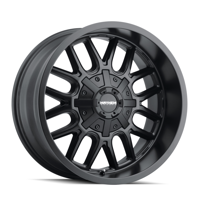 Mayhem 8107 Cogent 20x9 / 5x127 BP / 0mm Offset / 87.1mm Hub Matte Black Wheel