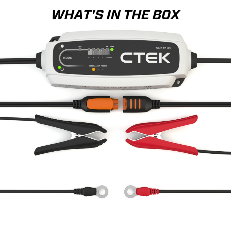 
                      
                        CTEK Battery Charger - CT5 Time To Go - 4.3A
                      
                    