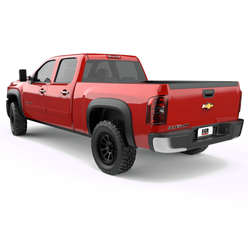 
                      
                        EGR 07-13 Chev Silverado 6-8ft Bed Rugged Look Fender Flares - Set (751504)
                      
                    