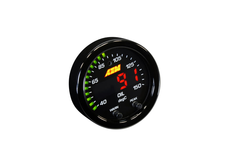 
                      
                        AEM X-Series Temperature 100-300F Gauge Kit (ONLY Black Bezel and Water Temp. Faceplate)
                      
                    